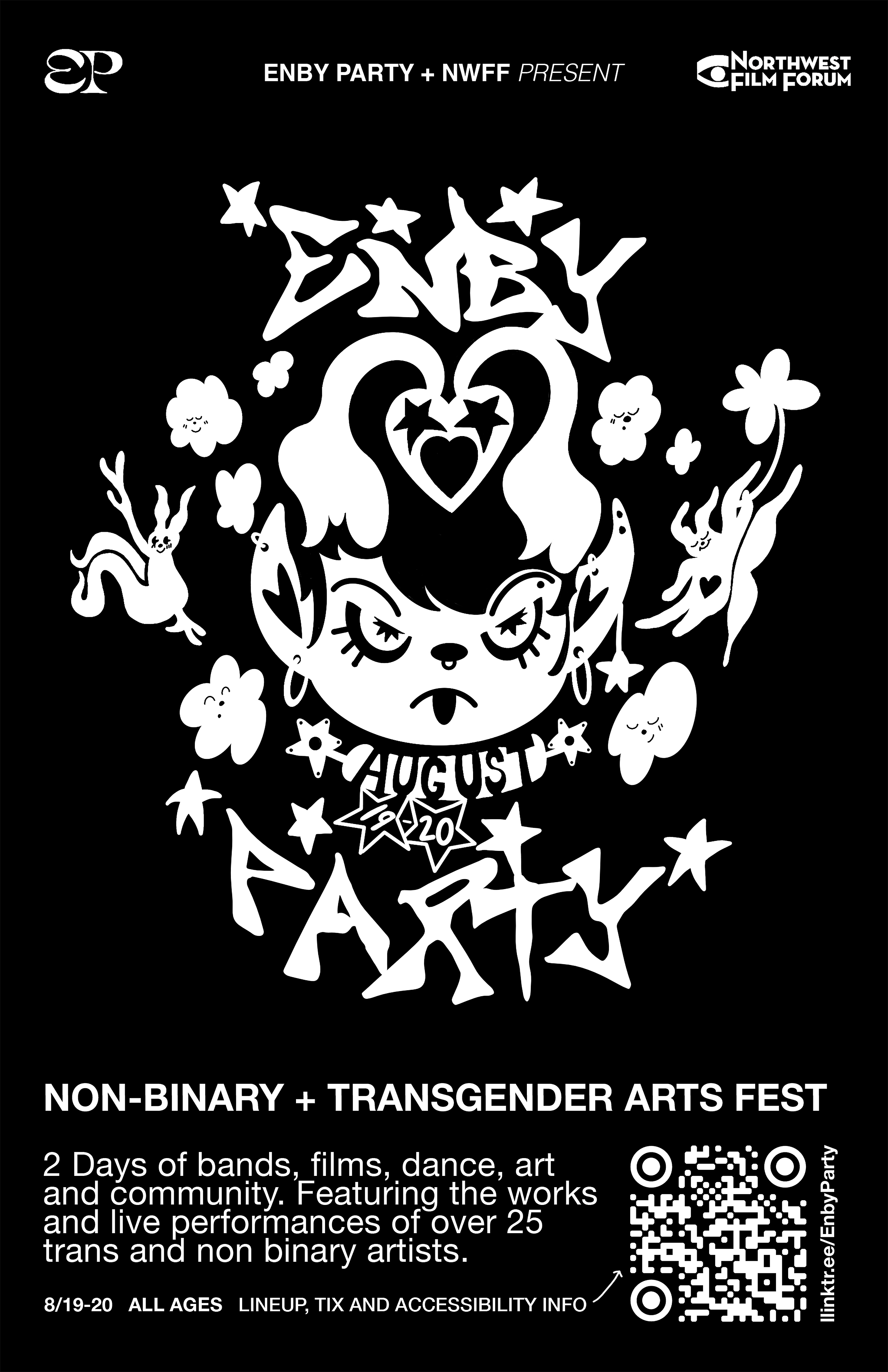 Enby Party 2023 poster